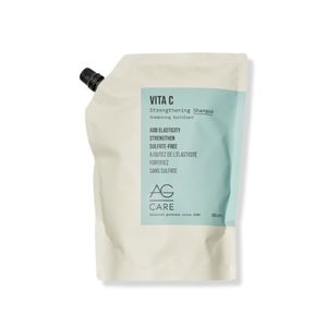 NEW AG Hair Care Vita C Strengthening Shampoo Liter Refill Pouch
